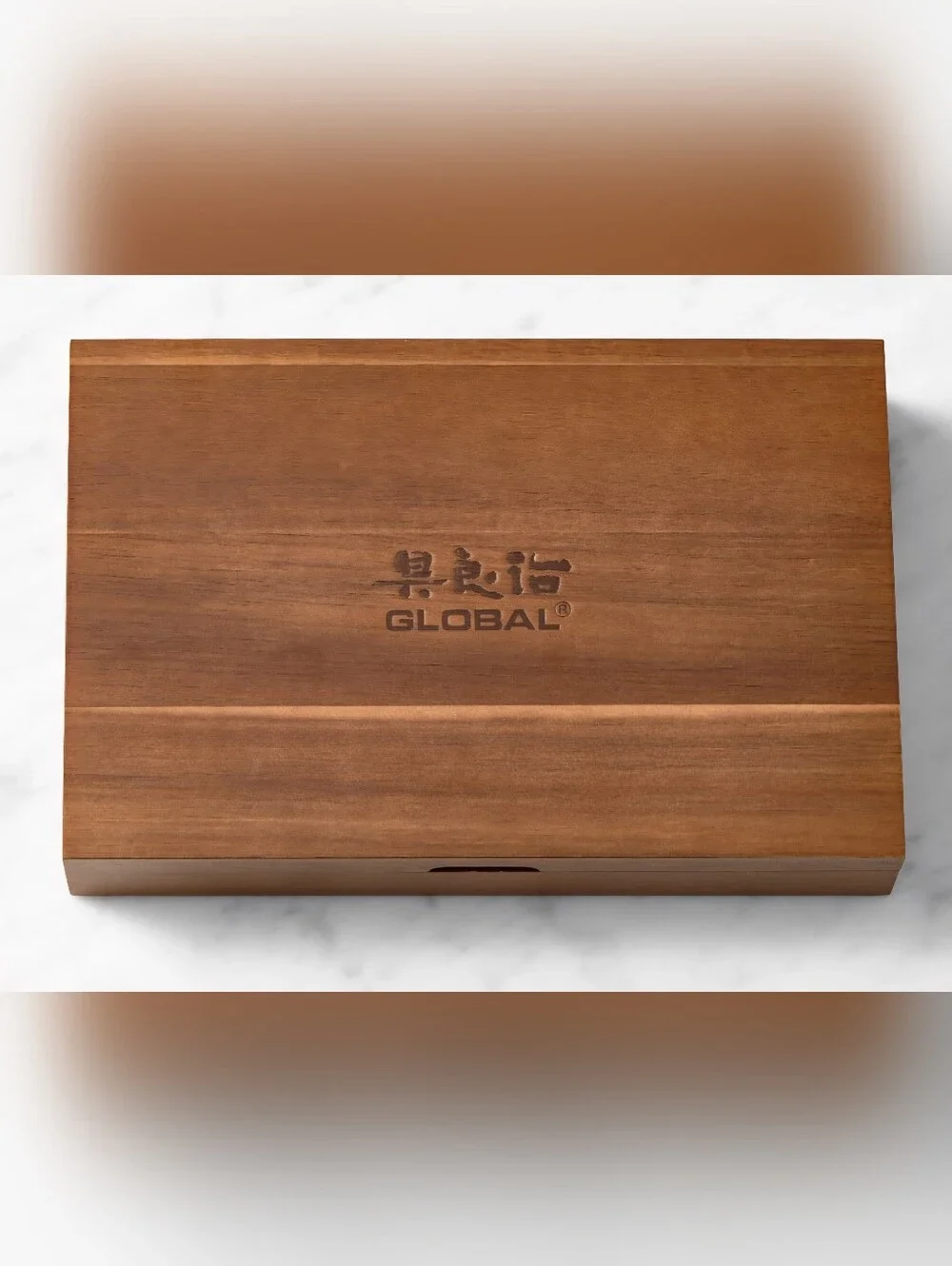 NEW!!! Global Classic Steak Knives in Acacia Gift Box, Set of 8, Made In Japan